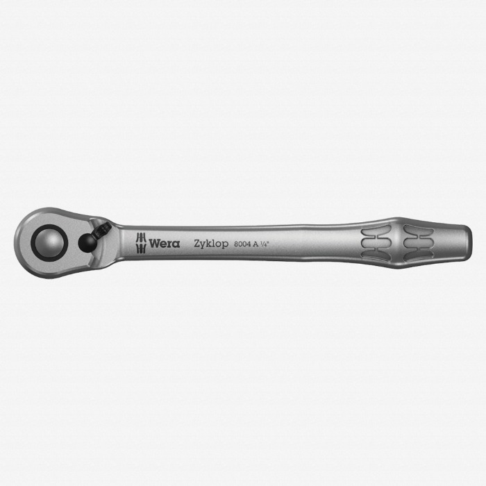 8004 A Zyklop Metal Ratchet with switch lever and 1/4&quot; drive